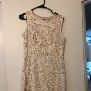 White lace dress